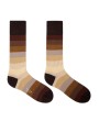 Chaussettes rayée large choco camel Paul Smith Homme M1A 380CI W156 60 boutique Strasbourg accessoire shop store duo