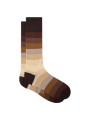 Chaussettes rayée large choco camel Paul Smith Homme M1A 380CI W156 60 boutique Strasbourg accessoire shop store flat
