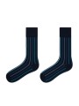 Chaussettes navy rayée verticale multi Paul Smith Homme M1A 380CI W155 47 Strasbourg boutique accessoire shop store in