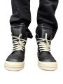 SNEAKERS GEOBASKET NOIR MILK RU02F 4894 LCO 911 RICK OWENS HOMME Strasbourg face