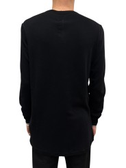 TSHIRT LEVEL S JERSEY EPAIS NOIR RU02F 4266 JDC 09 RICK OWENS HOMME Strasbourg dos