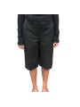 BERMUDA CUIR NOIR WORK SHORT RP02F 5322 LBS 09 RICK OWENS FEMME Strasbourg face