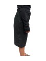 BERMUDA CUIR NOIR WORK SHORT RP02F 5322 LBS 09 RICK OWENS FEMME Strasbourg profil