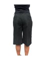 BERMUDA CUIR NOIR WORK SHORT RP02F 5322 LBS 09 RICK OWENS FEMME Strasbourg dos