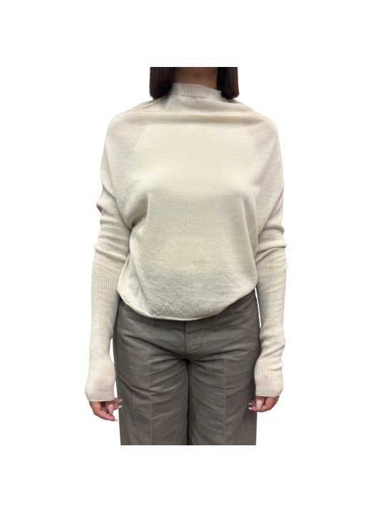 PULL LS CRATER NATUREL RP02F 5629 M 21 RICK OWENS FEMME STRASBOURG face