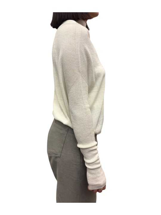 PULL LS CRATER NATUREL RP02F 5629 M 21 RICK OWENS FEMME STRASBOURG profil