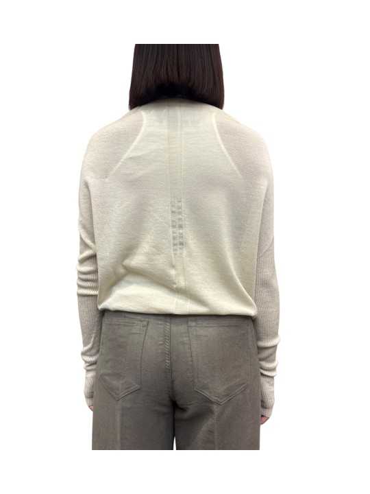 PULL LS CRATER NATUREL RP02F 5629 M 21 RICK OWENS FEMME STRASBOURG dos