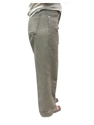 PANTALON LARGE MOLLESKIN BROSSE DARK PEARL GETH JEANS RP02F 5350 MOR 48 RICK OWENS profil