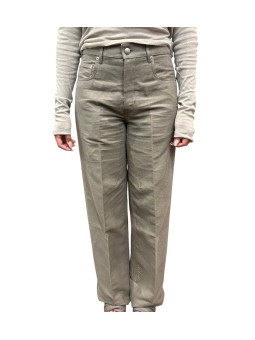 PANTALON LARGE MOLLESKIN BROSSE DARK PEARL GETH JEANS RP02F 5350 MOR 48 RICK OWENS face
