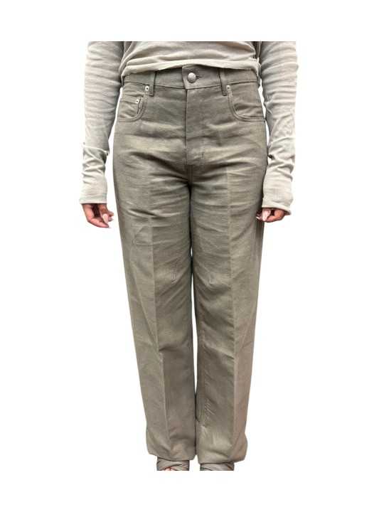 PANTALON LARGE MOLLESKIN BROSSE DARK PEARL GETH JEANS RP02F 5350 MOR 48 RICK OWENS face