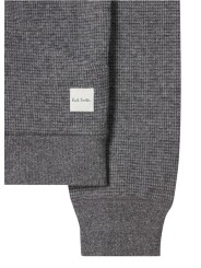 Veste jogging pied de poule gris Paul Smith Homme M1A 500M W315 70 boutique Strasbourg gilet vêtement sport shop store détail