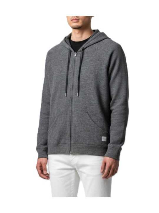 Veste jogging pied de poule gris Paul Smith Homme M1A 500M W315 70 boutique Strasbourg gilet vêtement sport shop store front