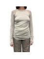 TSHIRT MANCHES LONGUES RIB LST PEARL RP02F 5202 MR 08 RICK OWENS FEMME