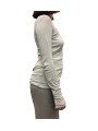 TSHIRT MANCHES LONGUES RIB LST PEARL RP02F 5202 MR 08 RICK OWENS FEMME profil