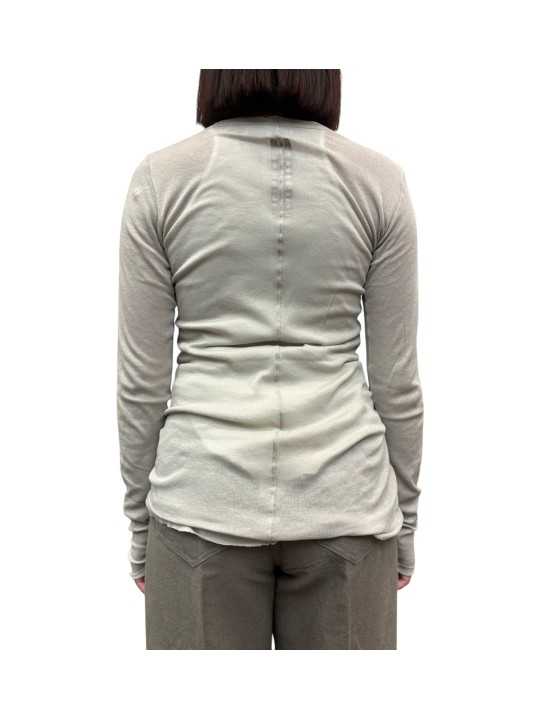 TSHIRT MANCHES LONGUES RIB LST PEARL RP02F 5202 MR 08 RICK OWENS FEMME dos