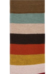 Chaussettes rayée large kaki orange Paul Smith Homme M1A 800MO W149 92 accessoire boutique Strasbourg shop store détail