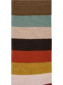 Chaussettes rayée large kaki orange Paul Smith Homme M1A 800MO W149 92 accessoire boutique Strasbourg shop store détail