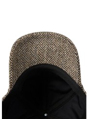 Casquette chevron laine choco Paul Smith Homme M1A 987DT W03205 61 accessoire boutique Strasbourg shop store under