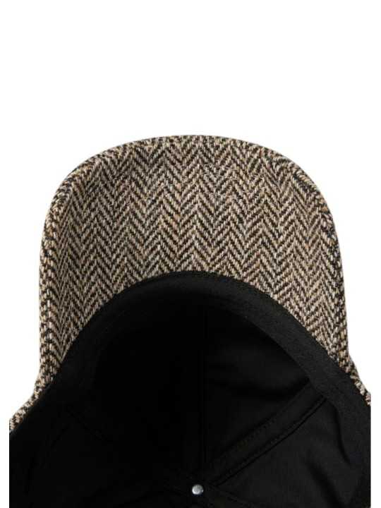 Casquette chevron laine choco Paul Smith Homme M1A 987DT W03205 61 accessoire boutique Strasbourg shop store under