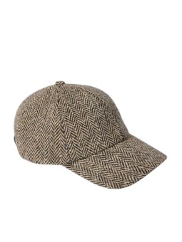 Casquette chevron laine choco Paul Smith Homme M1A 987DT W03205 61 accessoire boutique Strasbourg shop store front