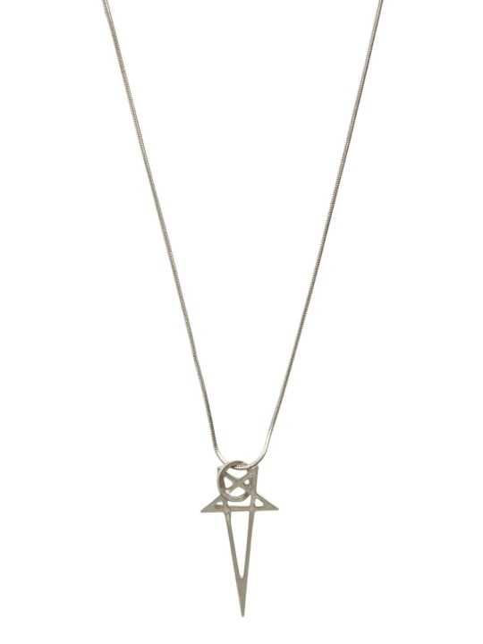COLLIER PENTAGRAM CHARM PALLADIO RJ000066 MMT 128 RICK OWENS HOMME Strasbourg solo 3