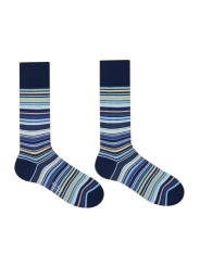 Pack 3 chaussettes baya gris bleu orange Paul Smith Homme M1A SOCK W3PCR 1 accessoire boutique Strasbourg shop store bleu