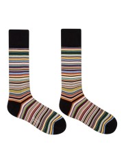 Pack 3 chaussettes baya gris bleu orange Paul Smith Homme M1A SOCK W3PCR 1 accessoire boutique Strasbourg shop store orange