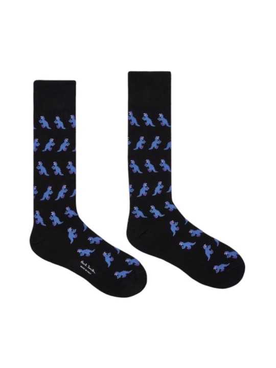Pack 3 chaussettes robots lettres dino Paul Smith Homme M1A SOCK W3PCR 2 accessoire Strasbourg boutique store dinosaures