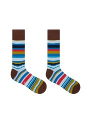 Pack 3 chaussettes rayures ciel bleu vert Paul Smith Homme M1A SOCK W3PCR 3 Strasbourg store boutique accessoire shop ciel