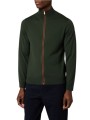 Gilet vert zippé gorge ocre Paul Smith Homme M2R A057 W22827 38 boutique vêtement mode Strasbourg shop store face