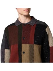 Gilet veste patch camel noir brique Paul Smith Homme M2R A061 W22838 78 boutique vêtement mode Strasbourg shop store col