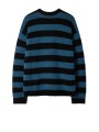 Pull rayé col rond noir bleu Paul Smith Homme M2R A064 W22833 79 vêtement mode boutique Strasbourg store shop dos