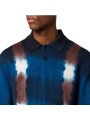 Pull polo tie & die bleu choco Paul Smith Homme M2R A066 W22834 49 vêtement mode boutique Strasbourg shop store style col