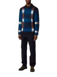 Pull polo tie & die bleu choco Paul Smith Homme M2R A066 W22834 49 vêtement mode boutique Strasbourg shop store style look