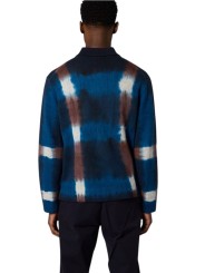 Pull polo tie & die bleu choco Paul Smith Homme M2R A066 W22834 49 vêtement mode boutique Strasbourg shop store style dos