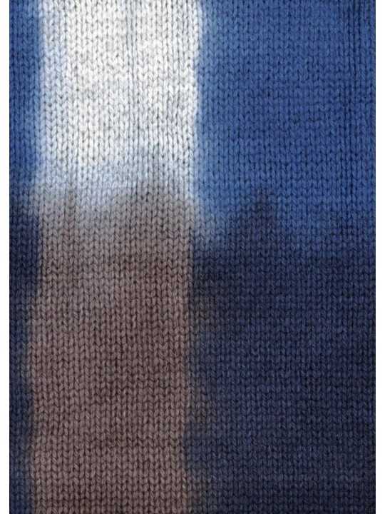 Pull polo tie & die bleu choco Paul Smith Homme M2R A066 W22834 49 vêtement mode boutique Strasbourg shop store style zoom