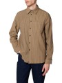 Chemise patch floqué rayé taupe rouge Paul Smith Homme M2R A191M W22801 73 boutique Strasbourg vêtement mode shop store front