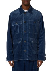 Veste saharienne velours côtelé bleu indigo Paul Smith Homme M2R A194 W22786 46 vêtement mode boutique Strasbourg shop store a