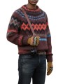 Pull jacquard bordeaux orange épais M1R A002 W03263 28 Paul Smith homme Strasbourg vêtement mode store front