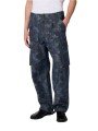Pantalon cargo denim print jungle bleu vert Paul Smith Homme M2R A201P W22813 46 boutique Strasbourg vêtement shop mode store a