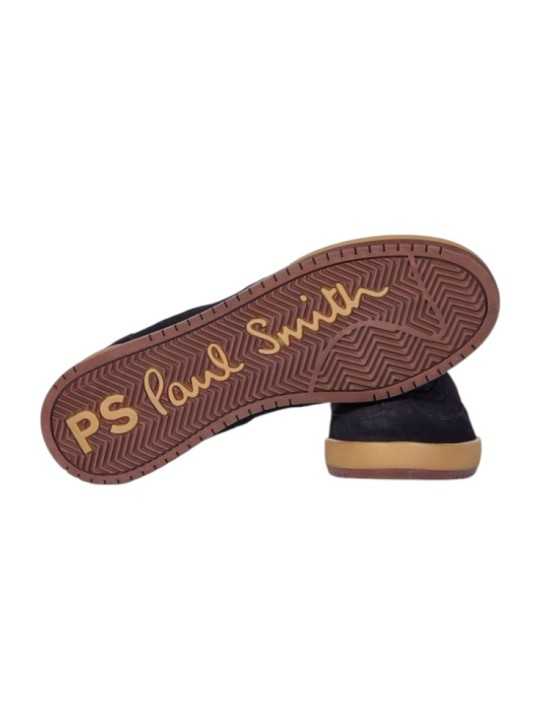 BASKETS DOVER SUEDE NAVY BANDE BLANCHE CUIR M2S DVR82 TLEA 49 PAUL SMITH HOMME