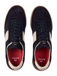 BASKETS DOVER SUEDE NAVY BANDE BLANCHE CUIR M2S DVR82 TLEA 49 PAUL SMITH HOMME