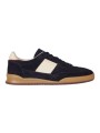 BASKETS DOVER SUEDE NAVY BANDE BLANCHE CUIR M2S DVR82 TLEA 49 PAUL SMITH HOMME