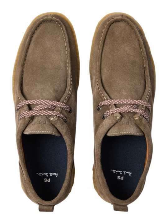 Derby suède semelle crêpe taupe Buster Paul Smith Homme M2S BTR16 WSUE 74 boutique Strasbourg chaussure mode shop store haut