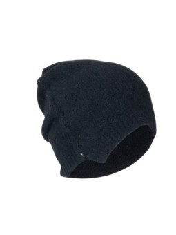 Bonnet yack noir Isabel Benenato Homme GK11 01 accessoire mode boutique Strasbourg shop store