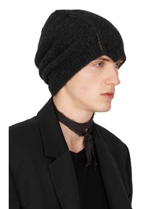 Bonnet yack marron Isabel Benenato Homme GK11 08 accessoire mode boutique Strasbourg juste pour forme