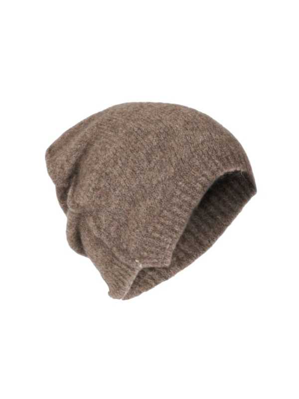 Bonnet yack taupe Isabel Benenato Homme GK11 30 accessoire mode boutique Strasbourg shop store flat