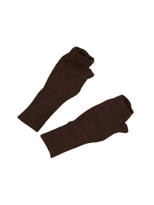 Mitaines yack marron Isabel Benenato Homme Femme GK14 08 boutique accessoire mode Strasbourg shop flat