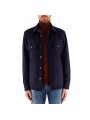VESTE LAINE NAVY DOUBLURE ECO SHIRLING BEIGE 3679 RW JACOB COHEN HOMME face 2