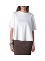 Sweat Margaux loose manches courtes BLANC Anonym femme vêtement mode cool boutique Strasbourg shop store front